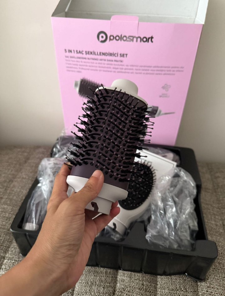 Polosmart 5'li Saç Şekillendirici Set Pembe - Görsel 3