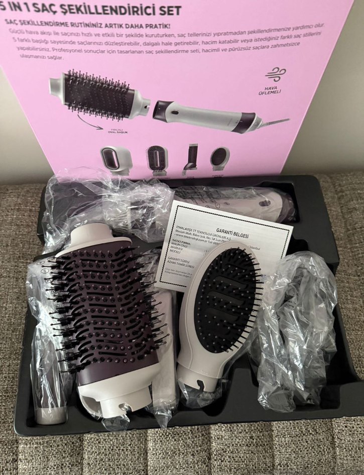 Polosmart 5'li Saç Şekillendirici Set Pembe - Görsel 4