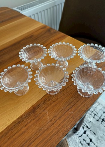 Şeffaf Ayaklı Mini Tatlı Kasesi - Görsel 4