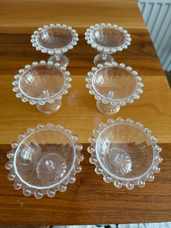 Şeffaf Ayaklı Mini Tatlı Kasesi - Görsel 3