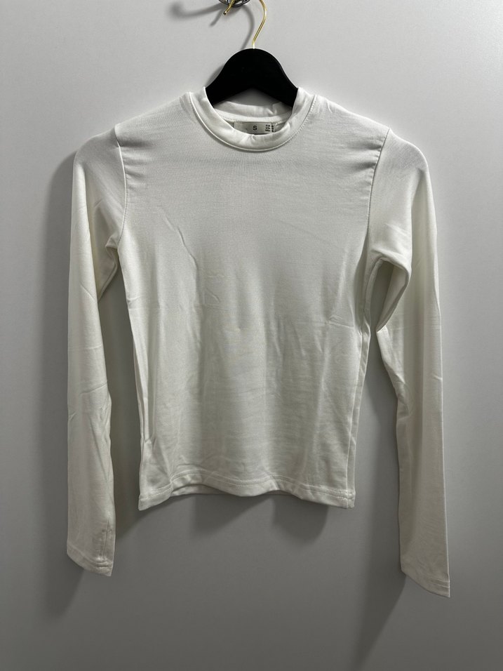 Beyaz Uzun Kollu Body - Görsel 2