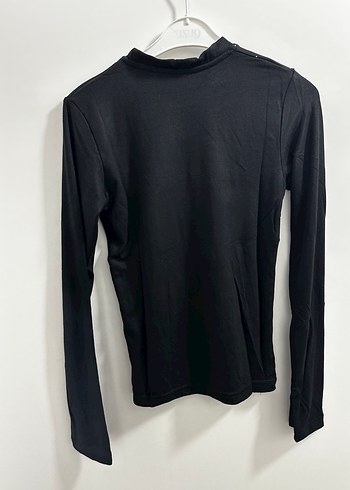 Siyah Taşlı Uzun Kollu Body - Görsel 3