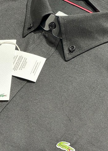 Siyah Düğmeli Erkek Gömlek - Görsel 2