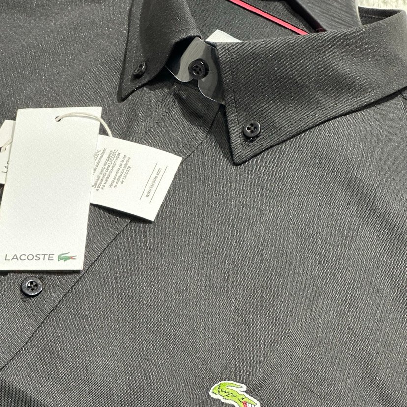 Siyah Düğmeli Erkek Gömlek - Görsel 2