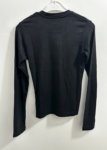 Siyah Kadın Uzun Kollu Basic Body - Görsel 3