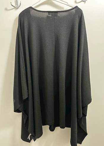Siyah Kadın Pelerin Bluz - Görsel 2