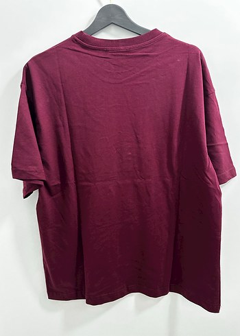 Bordo Baskılı Kadın Tişört - Görsel 4