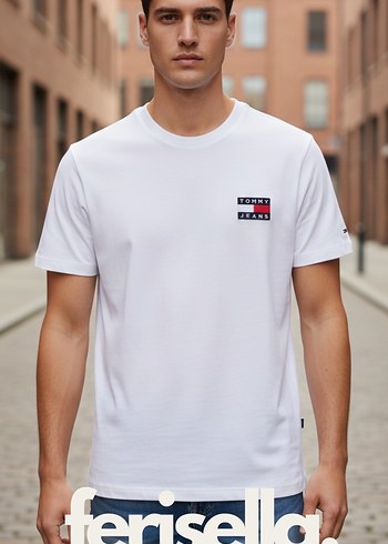 Beyaz Erkek Tişört - Görsel 2