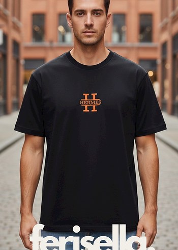 Erkek Siyah Kısa Kollu Tişört - Görsel 2