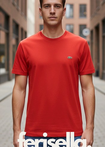 Kırmızı Erkek Regular Fit Tişört - Görsel 2