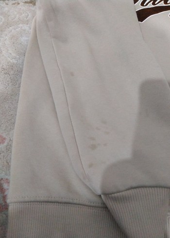 Bej Baskılı Uzun Kollu kız çocuk Sweatshirt - Görsel 2