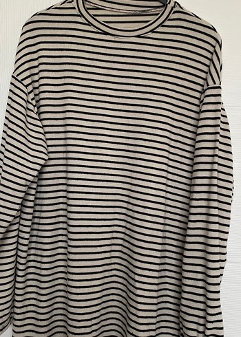 Siyah çizgili tunik veya tayt üzeri uygundur - Görsel 2