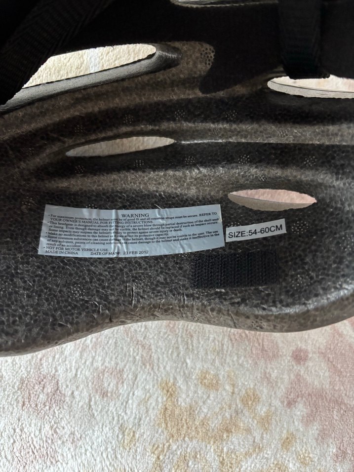 Mavi Biker Stil Plastik Motosiklet Kaskı - Görsel 5