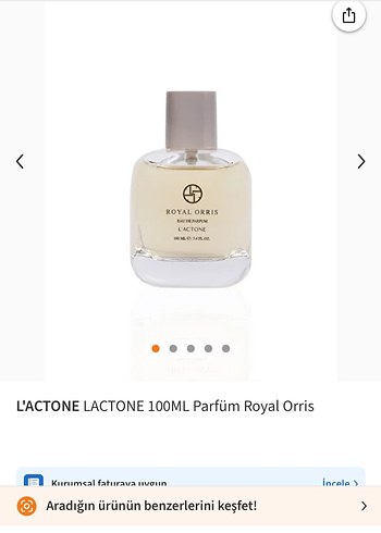 L'Actone Royal Orris Kadın Parfümü 100 ml - Görsel 4