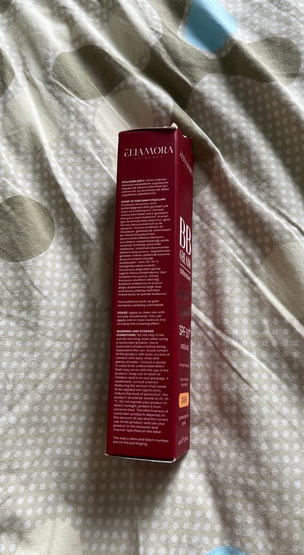 ELİAMORA SKİNCARE Burgundy Koyu BB Krem SPF 50+ - Görsel 3