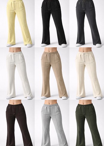 Kadın Siyah %100 Pamuk Alt - Görsel 2