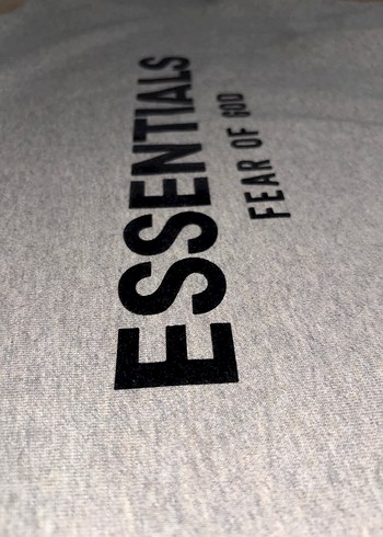 Gri Fear Of God Essentials Sweatshirt - Görsel 5