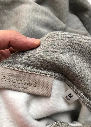 Gri Fear Of God Essentials Sweatshirt - Görsel 2