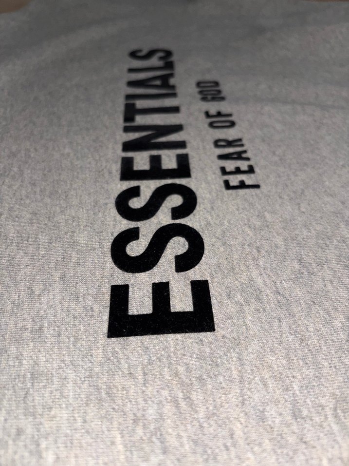 Gri Fear Of God Essentials Sweatshirt - Görsel 5