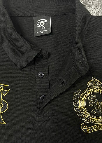Syna World Siyah Polo Tişört - Görsel 3