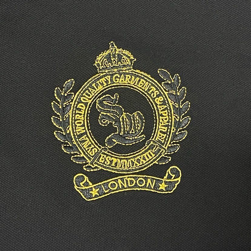 Syna World Siyah Polo Tişört - Görsel 5