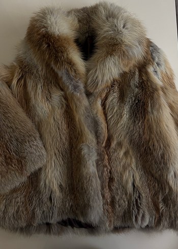 Leopar Desenli Kadın germek tilki Kürk - Görsel 2