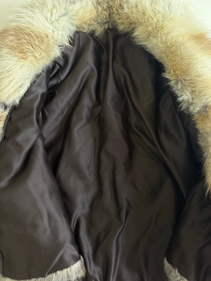 Leopar Desenli Kadın germek tilki Kürk - Görsel 4