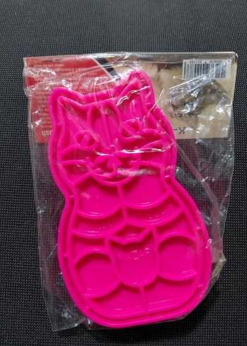 Pembe Kedi Tüy Fırçası - Görsel 2