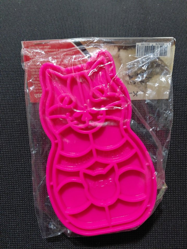 Pembe Kedi Tüy Fırçası - Görsel 2