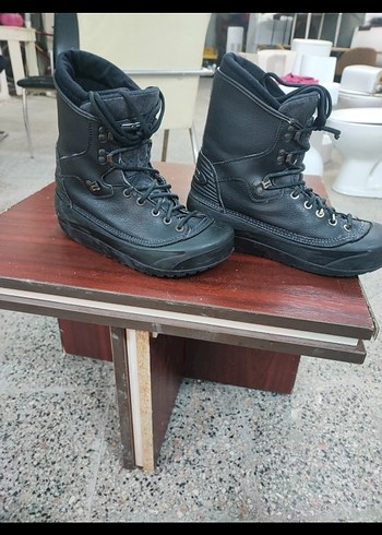 Siyah Bağcıklı Biker Tarzı Erkek Bot - Görsel 4