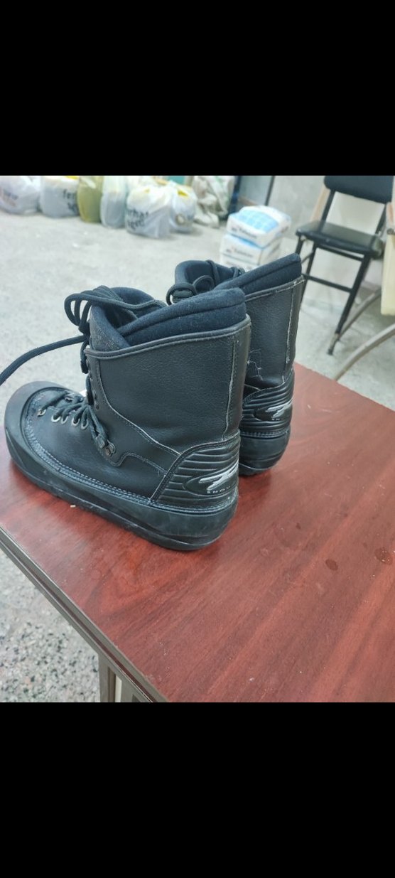 Siyah Bağcıklı Biker Tarzı Erkek Bot - Görsel 5