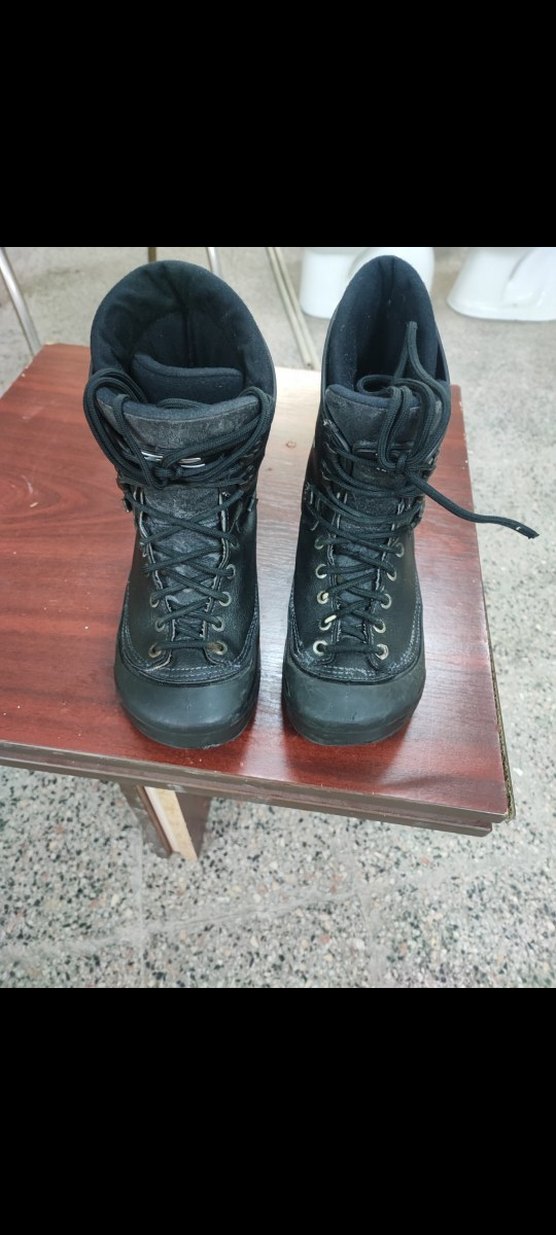 Siyah Bağcıklı Biker Tarzı Erkek Bot - Görsel 2