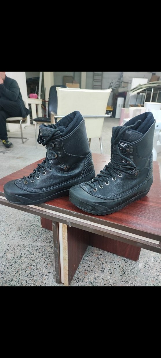 Siyah Bağcıklı Biker Tarzı Erkek Bot - Görsel 3