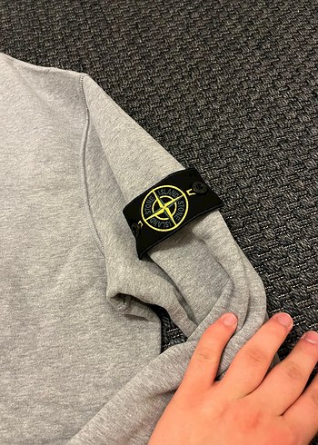 Stone Island Gri Erkek Sweatshirt - Görsel 3