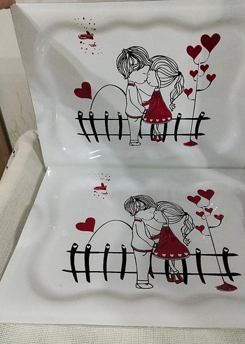 Baskılı cam servıslık - Görsel 2