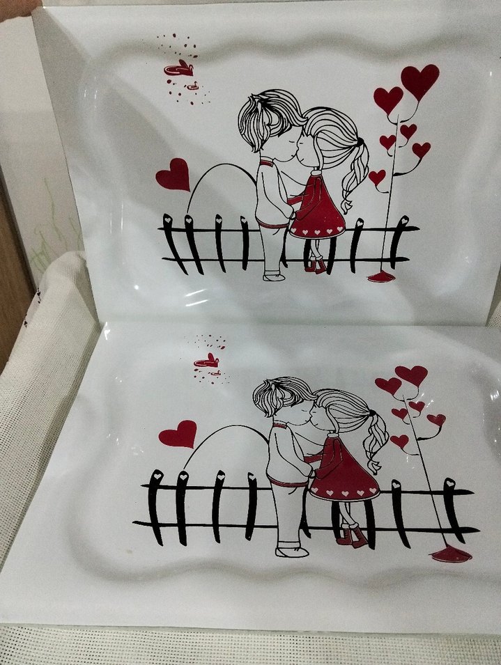 Baskılı cam servıslık - Görsel 2