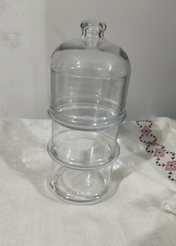 Şeffaf Cam Kapaklı Küçük Kase Seti - Görsel 3