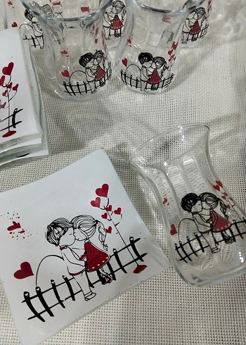 Çay Bardağı Seti 6 kısılık camdır - Görsel 2