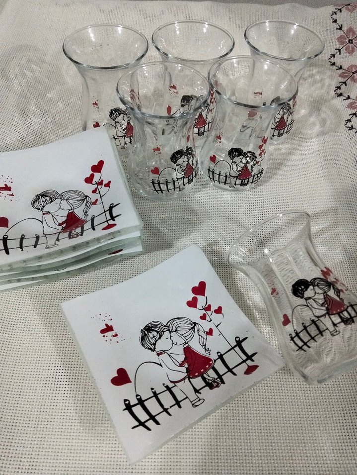 Çay Bardağı Seti 6 kısılık camdır - Görsel 3