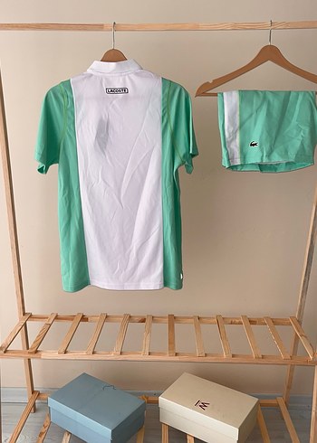 Erkek Beyaz Mint Polo Tişört Takımı - Görsel 2