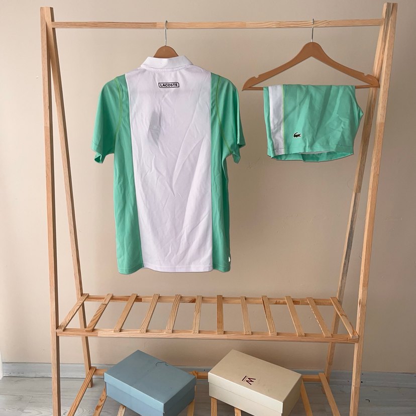 Erkek Beyaz Mint Polo Tişört Takımı - Görsel 2