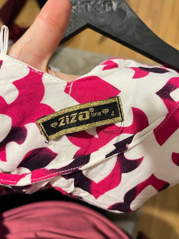 Renkli Uzun Kadın Elbise - Görsel 3