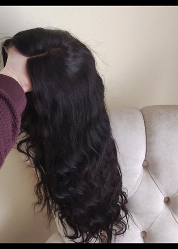 gerçek saç tül peruk - Görsel 3