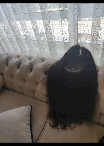 gerçek saç tül peruk - Görsel 3