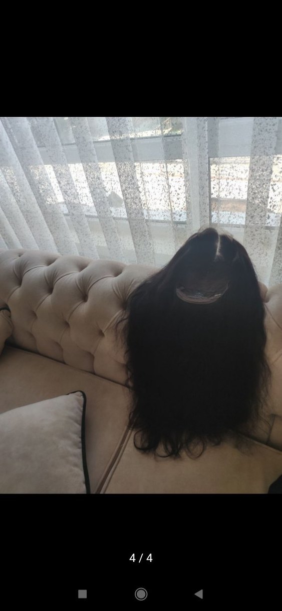 gerçek saç tül peruk - Görsel 3