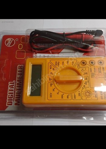 Renkli Dijital Multimetre DT-830D - Görsel 3