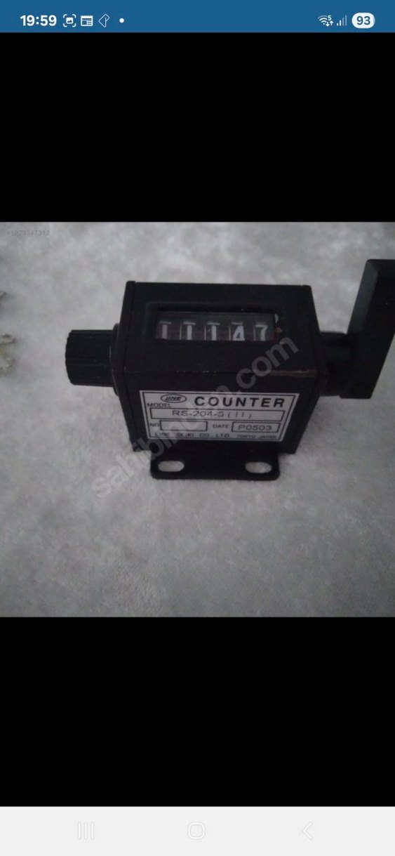 Koyu Renk Mekanik Sayaç - Görsel 2