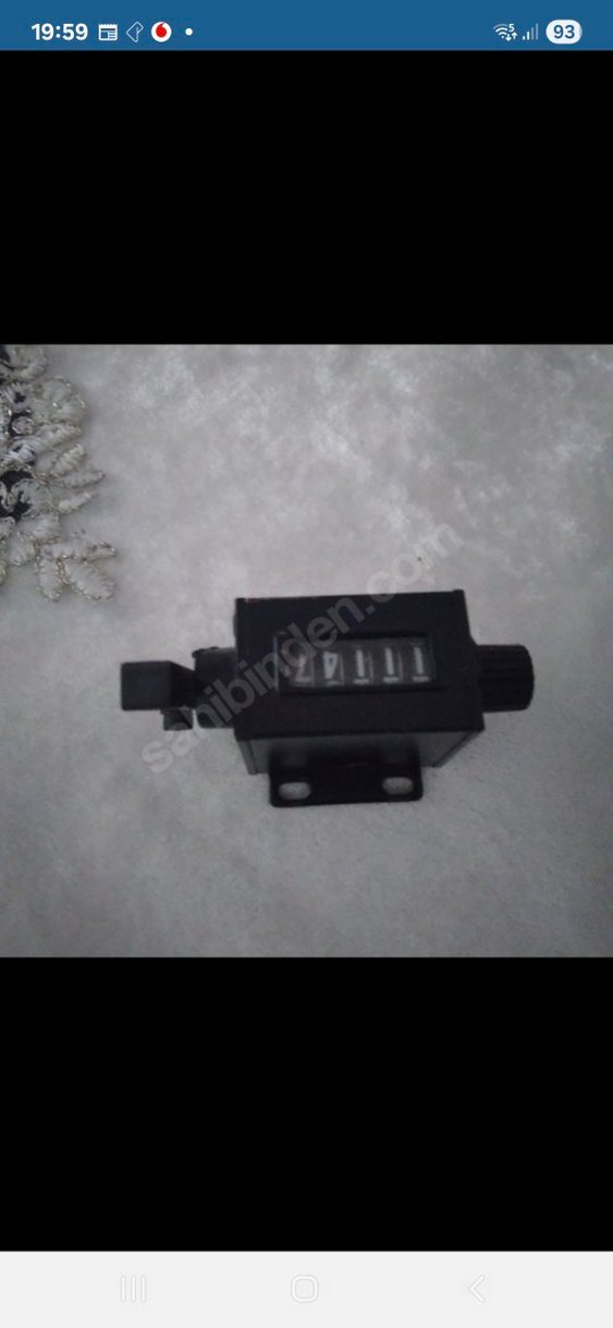 Koyu Renk Mekanik Sayaç - Görsel 3