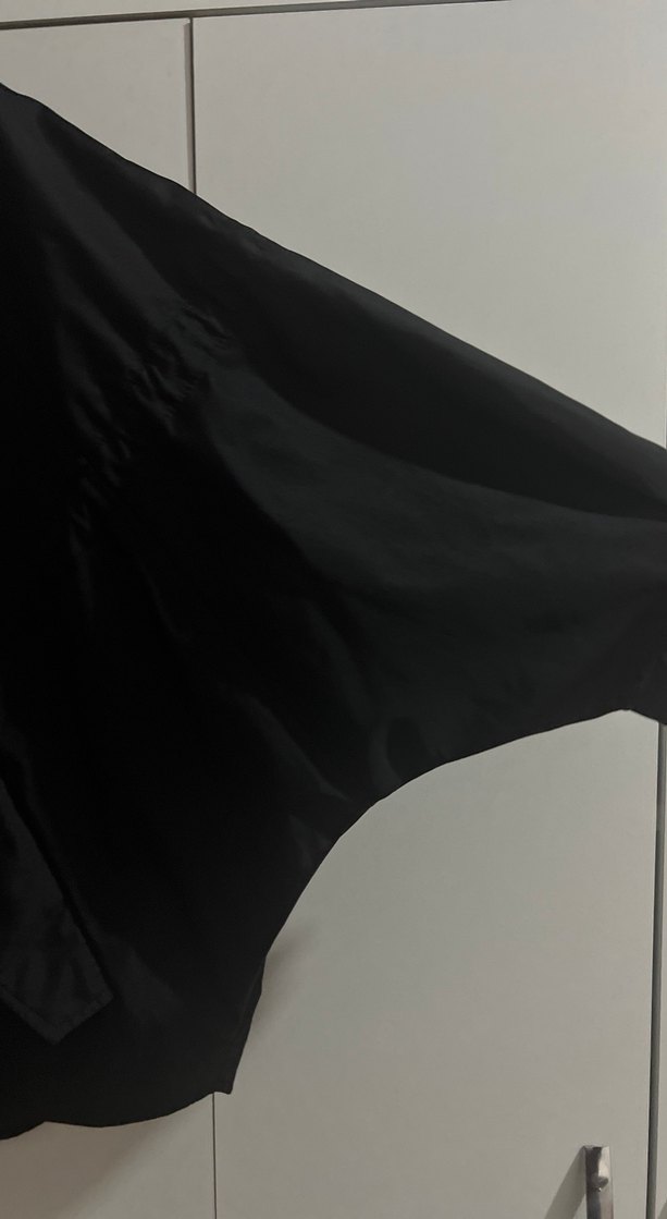 Siyah Midi Kadın Ceket Yağmurluk - Görsel 3