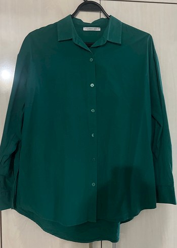 Kadın Yeşil Gömlek - Görsel 4